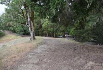 Trail entering Sleepy Hollow campsite from Big Dipper.